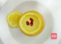 甜橙蒸蛋的做法图解5