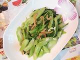 虾仁炒菜心