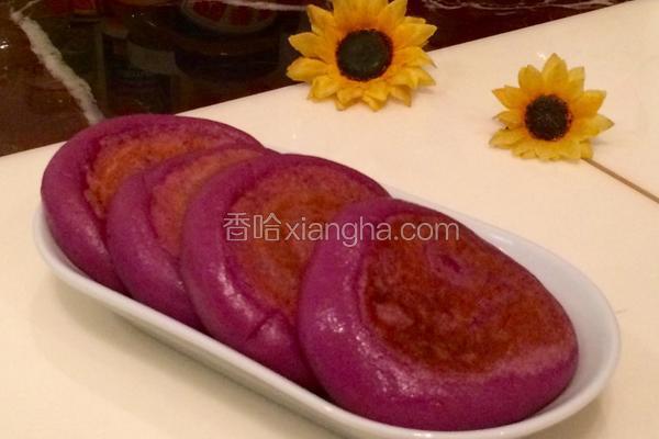 紫薯糯米椰丝饼