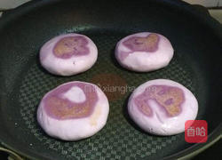 紫薯糯米椰丝饼的做法图解11