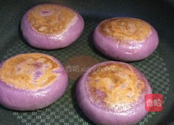 紫薯糯米椰丝饼的做法图解13