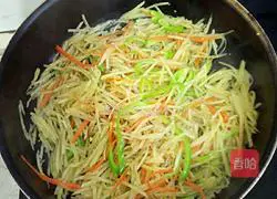 Illustration of how to make three shredded vinegar 5