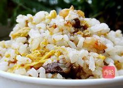 虾仁牛肉蛋炒饭的做法图解4