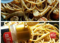 意大利面(青酱白兰地海鲜通心面)的做法图解10