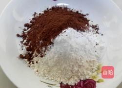 巧克力可可小熊饼干的做法图解2