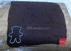 巧克力可可小熊饼干的做法图解12
