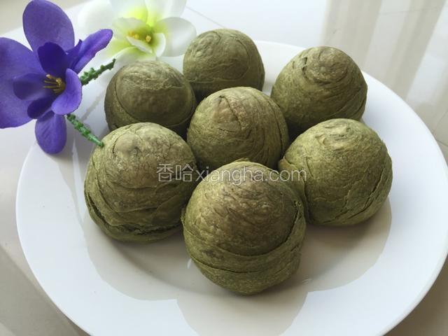抹茶豆沙酥