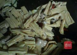 腐竹烧青菜的做法图解3