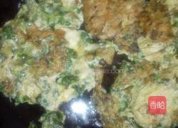 香椿苗煎鸡蛋的做法图解5