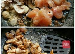 意大利面(白酱蘑菇鸡肉螺旋面)的做法图解5