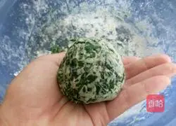 Illustration of how to make sweet potato leaf wowotou 6