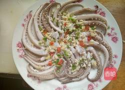 油冲菊花鱿鱼的做法图解8