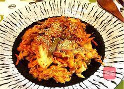 辣白菜炒肉片的做法图解5