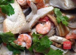 虾仁平菇豆腐煲的做法图解11