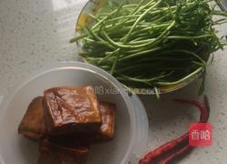 藜蒿炒香干的做法图解1