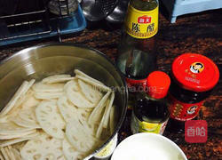 炒莲藕片的做法图解1