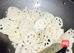 炒莲藕片的做法图解4