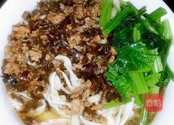 肉末芽菜面的做法图解3
