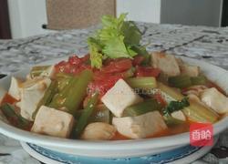 西芹番茄炖豆腐的做法图解15