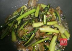 腊肉炒菜苔的做法图解5