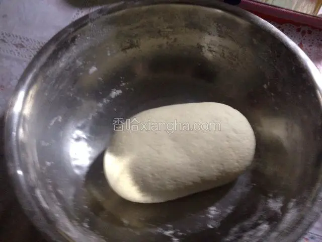 温水加盐和面，醒十分钟揉光