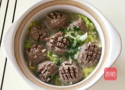 酱爆牛肉丸汤娃娃菜的做法图解9