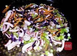 鱿鱼炒饭的做法图解4