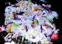鱿鱼炒饭的做法图解5