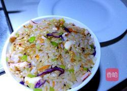 鱿鱼炒饭的做法图解8