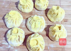 南瓜豆沙包的做法图解7