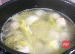 白菜肉圆汤的做法图解10