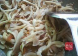 秀针菇炒肉的做法图解4