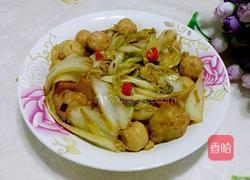 干锅鱼丸娃娃菜的做法图解8