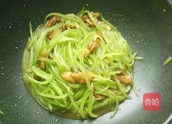 莴笋炒肉丝的做法图解6