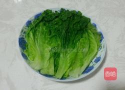 白灼生菜的做法图解3