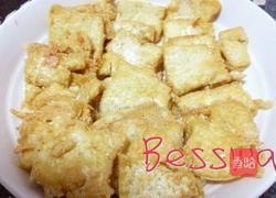 番茄汁浇软炸豆腐的做法图解4