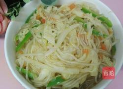 白菜炒粉条的做法图解8
