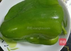 青椒炒香菇的做法图解3