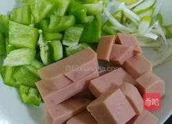 青椒炒香菇的做法图解4