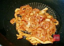 干煸肉丝杏鲍菇的做法图解3