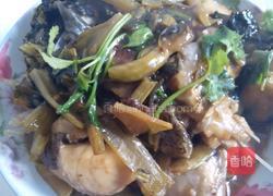 酸菜炆鱼的做法图解7