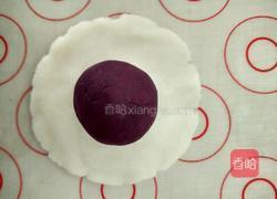 焦糖奶油酱夹心紫薯山药糕的做法图解3