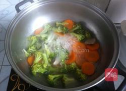 清煮西兰花胡萝卜的做法图解4