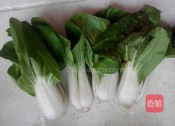 香菇青菜的做法图解1