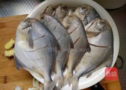 醋烹海鲳鱼的做法图解1