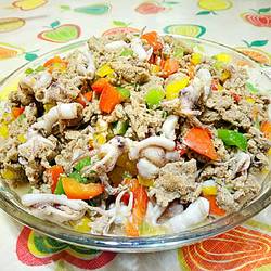 乌鱼虾酱炒鸡蛋的做法[图]