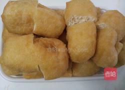 肉酿油豆腐,生菜的做法图解4