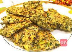 香煎韭菜饼的做法图解7
