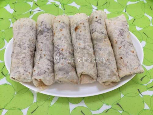 全部卷完之后，可以直接食用