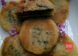 糯米小米面黑芝麻饼的做法图解7